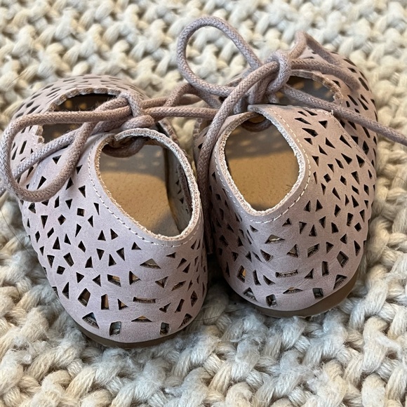 Consciously baby all leather mauve pink sandal - Picture 2 of 4